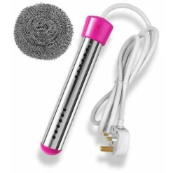 AUIHD Chauffe-eau De Baignoire De Grande Puissance 3000w 70 Chaudière à Tige Chauffante à Arrêt Automatique - Prise Britannique