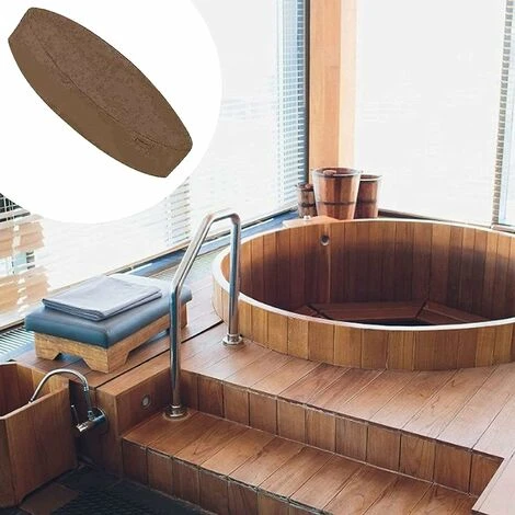 MINKUROW Couvercle De Spa Ronde Étanche Couvertures Extérieures De Baignoire Spa,Protection Imperméable Pour Spa,Housse De Baignoire Coupe-Vent Résistante Aux Uv Pour Piscine,Marron,210×30cm 7 MINKUROW Couvercle De Spa Ronde Étanche Couvertures Extérieures De Baignoire Spa,Protection Imperméable Pour Spa,Housse De Baignoire Coupe-Vent Résistante Aux Uv Pour Piscine,Marron,210×30cm – Image 5