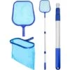 AIDUCHO Épuisettes De Surface Pour Piscine, Filet De Piscine, Épuisette Piscine Avec Télescopique Réglable Pour Nettoyer La Piscine Fontaine Bassins