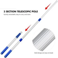 AIDUCHO Épuisettes De Surface Pour Piscine, Filet De Piscine, Épuisette Piscine Avec Télescopique Réglable Pour Nettoyer La Piscine Fontaine Bassins -Hayward Aquaspa Boutique 83138748 3