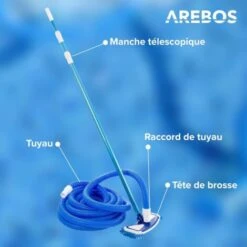 AREBOS Nettoyeur Pour Planchers De Piscine Piscine Kit De Nettoyage Pour Piscine -Hayward Aquaspa Boutique 8339669 3