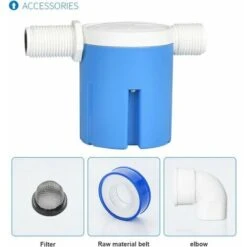 Robinet à Flotteur Automatique Pour Niveau D'eau - Entrée Latérale Intégrée Et Intégrée - Régulateur De Valve Flottante Pour Lavage De Voiture - Pour Piscine, Réservoir D'eau JYN15 -Hayward Aquaspa Boutique 83753217 4