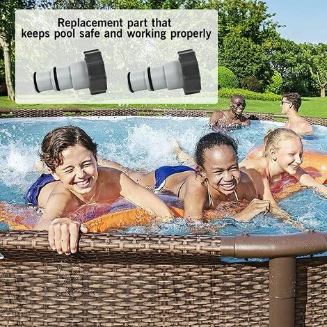 Adaptateur De Tuyau De Rechange Pour Pompe Avec Filetage - Pour Tuyau De 1,5 Et 1,25 - Série A 25077RP 8 Gris Lot De 2, 7 Adaptateur De Tuyau De Rechange Pour Pompe Avec Filetage - Pour Tuyau De 1,5 Et 1,25 - Série A 25077RP 8 Gris Lot De 2, – Image 5