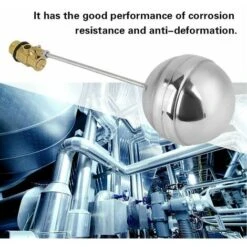 Capteur D'eau En Laiton De Robinet à Flotteur D'eau En Laiton De Robinet à Flotteur DN15 G1/2 Pour Robinet Automatique De Niveau D'eau De Piscine -Hayward Aquaspa Boutique 85788432 5