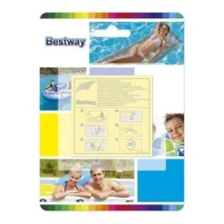 Bestway 62068 10 Pcs Patchs Patchs Auto-adhe'sifs Lourds 42 Cmq De Re'paration Pour Grandes Piscines