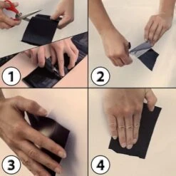 Bande Imperméable Noire (10cm X 150cm) Pour Reparation Des Piscines Et Des Tuyaux (bande De Réparation D'urgence/bande D'étanchéité Auto-adhésive Pour L'étanchéité Sous L'eau) -Hayward Aquaspa Boutique 87900628 5