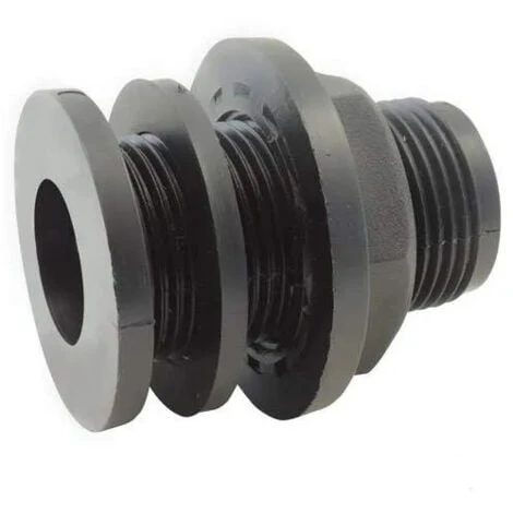 Traversée De Paroi En Polypropylène, Filetée Mâle En 20x27. CODITAL 3 Traversée De Paroi En Polypropylène, Filetée Mâle En 20x27. CODITAL