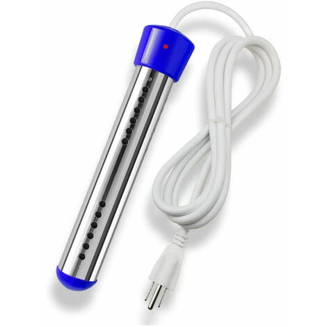 SEENLIN Thermoplongeur De Voyage,Chauffe-piscine électrique à Immersion Avec Protection En Acier Inoxydable Pour Piscines Creusées, Bleu, Une Pièce 3 SEENLIN Thermoplongeur De Voyage,Chauffe-piscine électrique à Immersion Avec Protection En Acier Inoxydable Pour Piscines Creusées, Bleu, Une Pièce