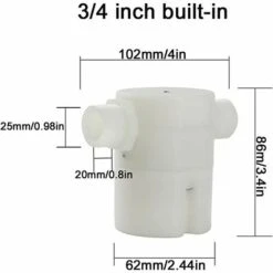 Vanne à Flotteur 3/4, Le Boîtier De Contrôle Du Niveau D'eau Est Une Version Améliorée De La Vanne à Flotteur Traditionnelle, Utilisée Dans Les Piscines, Les Aquariums, L'aquaculture, Les Aquariums. -Hayward Aquaspa Boutique 89325006 4