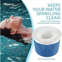 Chaussettes De Skimmer Pour Piscine, Filtre De Skimmer De Piscine En Tissu De Nylon Élastique Durable Pour Panier De Piscine, Filet De Pool Skimmer Socks Pour Le Nettoyage De Piscine，，10 Pièces -Hayward Aquaspa Boutique 90621328 3