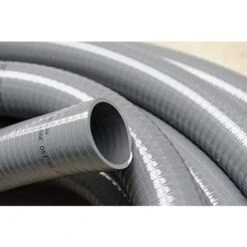 Couronne Rouleau 5M Tuyau PVC Gris Pression Souple à Coller Ø 40mm Diamètre/Bassins Et Piscines