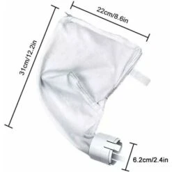 Lot De 2 Sacs Filtrants Zippés De Rechange Pour Nettoyeur De Piscine Polaris 360 380 -Hayward Aquaspa Boutique 91620327 3