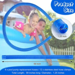 Tuyau De Remplacement De Pompe De Piscine Tuyau De Remplacement De Pompe De Filtre Tuyau De Remplacement De Pompe De Piscine Blanc Tuyau De Remplacement De Pompe De Piscine Blanc Simple Tuyau Double B -Hayward Aquaspa Boutique 91910856 3