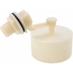 Contrôleur Automatique De Niveau D'eau 1/2 Port Fil Robinet à Flotteur De Commande De Niveau D'eau De Robinet à Flotteur ABS For L'outil De Vanne De Régulation De La Piscine De La Tour De La Tour Sol