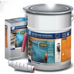 Résine Polyuréthane Spécial Piscine 5 Litres Pour +/- 50M2 Pour Une Couche Sable RAL 1014