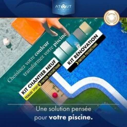 Résine Polyuréthane Spécial Piscine 5 Litres Pour +/- 50M2 Pour Une Couche Sable RAL 1014 -Hayward Aquaspa Boutique 92919562 3