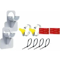 Support Tuyau Piscine, Supports Tuyau De Piscine En Plastique Gris 26-38 Mm,Comme Protection Anti-Torsion,Compatible Avec Les Piscines Intex Et Bestway 810 Cm, Buse 3,53,8 Cm (Gris) 2 Pcs，Lilaris