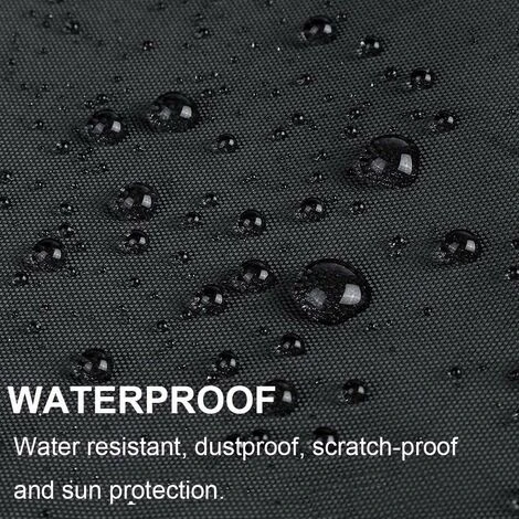 Housse Pour Bain à Remous Carrée De Jardin, Bache De Protection Pour Piscine En Tissu Oxford 210D Étanche À La Poussière Anti-UV Plusieurs Tailles Au Choix,Noir,231x231x30cm 4 Housse Pour Bain à Remous Carrée De Jardin, Bache De Protection Pour Piscine En Tissu Oxford 210D Étanche À La Poussière Anti-UV Plusieurs Tailles Au Choix,Noir,231x231x30cm – Image 2