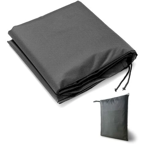 Housse Pour Bain à Remous Carrée De Jardin, Bache De Protection Pour Piscine En Tissu Oxford 210D Étanche À La Poussière Anti-UV Plusieurs Tailles Au Choix,Noir,231x231x30cm 6 Housse Pour Bain à Remous Carrée De Jardin, Bache De Protection Pour Piscine En Tissu Oxford 210D Étanche À La Poussière Anti-UV Plusieurs Tailles Au Choix,Noir,231x231x30cm – Image 4