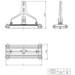 Nettoyeur De Piscine Nettoyeur De Piscine Aluminium 1-1/2 350mm 01353 Astralpool -Hayward Aquaspa Boutique 93972321 4