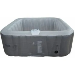 Spa Gonflable 4 Places Carré - Sunspa - Bandeau LED Inclus - Dimensions : 155 X 155 Cm -Hayward Aquaspa Boutique 94042871 3