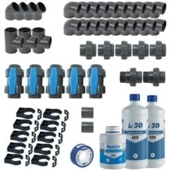 Kit De Plomberie Diamètre 50 Mm Pour Construction De Piscine