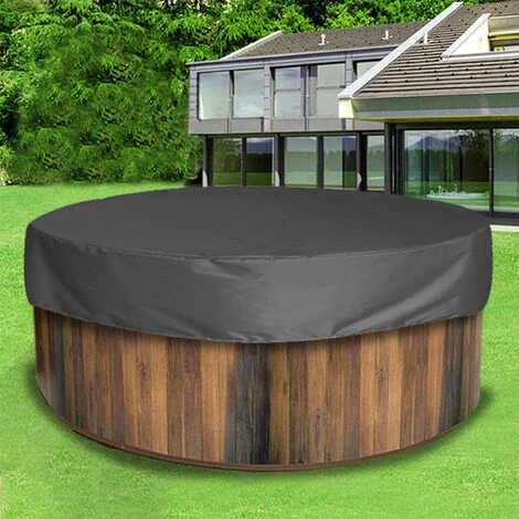 Couverture Pour Spa Couverture De Piscine Ronde Piscine Bâche Solaire Pour Piscine,Housse De Protection Spas Imerméable 100 Résistant Aux UV, 190T Pour Extérieur Spa Baignoire, 200x30cm Black 5 Couverture Pour Spa Couverture De Piscine Ronde Piscine Bâche Solaire Pour Piscine,Housse De Protection Spas Imerméable 100 Résistant Aux UV, 190T Pour Extérieur Spa Baignoire, 200x30cm Black – Image 3