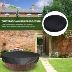 Couverture Pour Spa Couverture De Piscine Ronde Piscine Bâche Solaire Pour Piscine,Housse De Protection Spas Imerméable 100 Résistant Aux UV, 190T Pour Extérieur Spa Baignoire, 200x30cm Black 10 Couverture Pour Spa Couverture De Piscine Ronde Piscine Bâche Solaire Pour Piscine,Housse De Protection Spas Imerméable 100 Résistant Aux UV, 190T Pour Extérieur Spa Baignoire, 200x30cm Black -Hayward Aquaspa Boutique 94301965 4