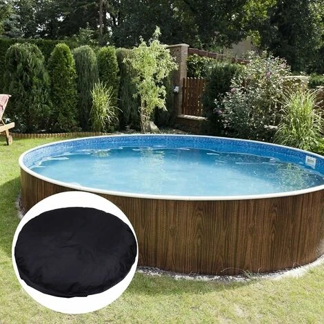 Couverture Pour Spa Couverture De Piscine Ronde Piscine Bâche Solaire Pour Piscine,Housse De Protection Spas Imerméable 100 Résistant Aux UV, 190T Pour Extérieur Spa Baignoire, 200x30cm Black 7 Couverture Pour Spa Couverture De Piscine Ronde Piscine Bâche Solaire Pour Piscine,Housse De Protection Spas Imerméable 100 Résistant Aux UV, 190T Pour Extérieur Spa Baignoire, 200x30cm Black – Image 5