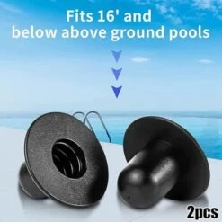 Lot De 2 Bouchons Muraux De Rechange Pour Piscine Intex -Hayward Aquaspa Boutique 95793405 4