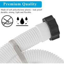 Intex 29060E Système De Pompe De Filtration Tuyau De Rechange En Plastique Pour Pompe De Piscine 1,5 X 56 Pouces (Lot De 2) -Hayward Aquaspa Boutique 96013184 3