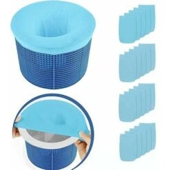 20 Pièces Chaussettes De Skimmer De Piscine, Pool Skimmer Socks, Chaussette Filtre Piscine, Skimmer Réutilisable Et Super Élastique Pour De Pompe, Piscine, Spa