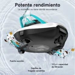 Robot De Piscine Sans Fil Aiper Seagull 800b, Jusqu'à 80m2, Autonomie 90min -Hayward Aquaspa Boutique 96690081 3