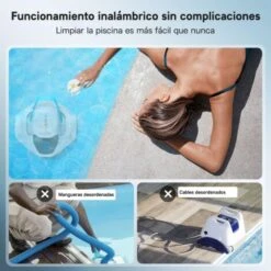 Robot De Piscine Sans Fil Aiper Seagull 800b, Jusqu'à 80m2, Autonomie 90min -Hayward Aquaspa Boutique 96690081 4