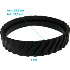 2 Chenilles Adaptables Pour Zodiac MX6 MX8 MX9, Pneus De Robot Nettoyeur Piscine Baracuda R0526100 -Hayward Aquaspa Boutique 96954325 3