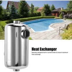 Échangeur De Chaleur Pour Piscine 25KW, équipement De Chauffage Par Thermostat SPA, équipement De Thermostat De Circulation Pour Chauffage De Piscine, Fournitures Pour Piscine -Hayward Aquaspa Boutique 97116713 4
