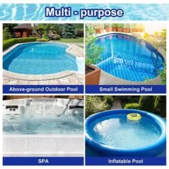 Aspirateur Piscine, Nettoyeur Sous Vide Portable Amélioré Avec Brosse Et Sac, Pour Piscine Hors Sol, Aspirateur Accessoires De Nettoyage Pour Spa étang Piscine Fontain -Hayward Aquaspa Boutique 97312039 5
