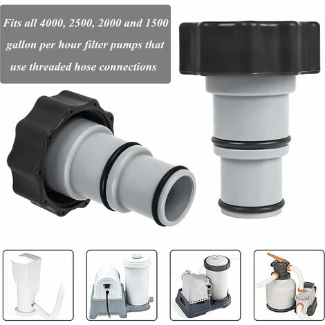 Adaptateur A Pour Piscine, Adaptateur De Tuyau De Rechange Pour Pompes, Série A, Avec Filetage Intérieur à Visser, Raccord Pour Tuyau De Piscine 4 Adaptateur A Pour Piscine, Adaptateur De Tuyau De Rechange Pour Pompes, Série A, Avec Filetage Intérieur à Visser, Raccord Pour Tuyau De Piscine – Image 2
