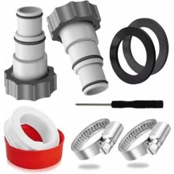 Adaptateur Tuyau Piscine 32 38,Adaptateur Tuyau Pompe Piscine,Adaptateur Piscine 38mm,Raccord Tuyau Piscine Intex,Adaptateur Piscine Intex 32 38,Raccord Pompe Intex,Intex Adaptateur