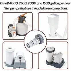 Adaptateur Tuyau Piscine 32 38,Adaptateur Tuyau Pompe Piscine,Adaptateur Piscine 38mm,Raccord Tuyau Piscine Intex,Adaptateur Piscine Intex 32 38,Raccord Pompe Intex,Intex Adaptateur -Hayward Aquaspa Boutique 97820942 5