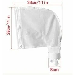 Sac Pour Nettoyeur De Piscine Pour Polaris 280, 480, Sacs à Glissière En Nylon Blanc Tout Usage(2pk) -Hayward Aquaspa Boutique 97823723 3