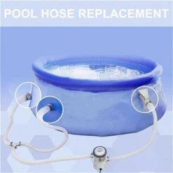 2 Pcs Tuyau De Rechange Pour Piscine Hors Sol Tuyau De Piscine Pour Piscines Pour Piscine Hors Terre Tuyau De Remplacement De Pompe De Filtre De Piscine