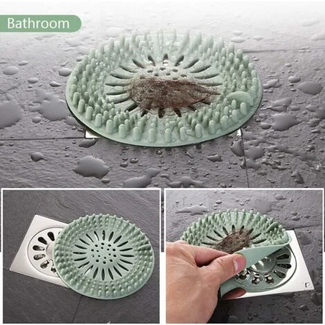 Bouchons Anti-Cheveux En Silicone Durable, Filtre évier Cuisine, Filtre à évier, Grille Pour Evier Cuisine, Faciles à Nettoyer Et à Installer 13.513.5cm Fontainebleau 4 Pcs Rose, Vert, Gris, Bleu 6 Bouchons Anti-Cheveux En Silicone Durable, Filtre évier Cuisine, Filtre à évier, Grille Pour Evier Cuisine, Faciles à Nettoyer Et à Installer 13.513.5cm Fontainebleau 4 Pcs Rose, Vert, Gris, Bleu – Image 4