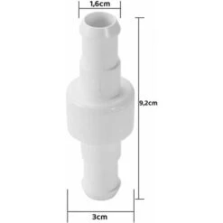 Covienapp Pool Cleaner Tuyau Pivotant à Roulement à Billes D20 Remplacement Pour Polaris 180 280 380 3900 Pool Cleaner Roulement à Billes Pivotant D20 D-20 Lot De 3 En Blanc -Hayward Aquaspa Boutique 98237017 5