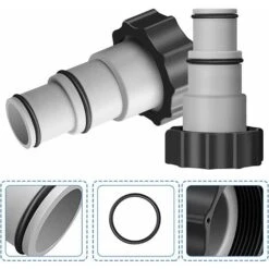 Adaptateur De Tuyau De Piscine A, Adaptateur De Tuyau De Piscine, 38 Mm Et 32 Mm De Diamètre, Adaptateur A Pour Piscine Intex, Adaptateur De Tuyau Pour Pompes, Raccord De Tuyau (4 Pièces) 10 Adaptateur De Tuyau De Piscine A, Adaptateur De Tuyau De Piscine, 38 Mm Et 32 Mm De Diamètre, Adaptateur A Pour Piscine Intex, Adaptateur De Tuyau Pour Pompes, Raccord De Tuyau (4 Pièces) -Hayward Aquaspa Boutique 98496749 4