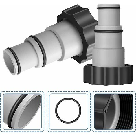 Adaptateur De Tuyau De Piscine A, Adaptateur De Tuyau De Piscine, 38 Mm Et 32 Mm De Diamètre, Adaptateur A Pour Piscine Intex, Adaptateur De Tuyau Pour Pompes, Raccord De Tuyau (4 Pièces) 6 Adaptateur De Tuyau De Piscine A, Adaptateur De Tuyau De Piscine, 38 Mm Et 32 Mm De Diamètre, Adaptateur A Pour Piscine Intex, Adaptateur De Tuyau Pour Pompes, Raccord De Tuyau (4 Pièces) – Image 4