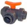 Vanne 3 Voies PVC En T Ø 50 Mm - Fitt