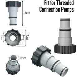 2pcs Adaptateurs A Pour Piscine Intex - Adaptateur De Tuyau De Rechange Pour Pompe - Série A - Avec Filetage Intérieur à Visser - Raccord Pour Tuyau De Piscine -Hayward Aquaspa Boutique 99356169 3
