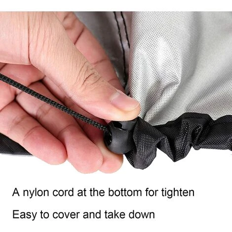 Housse Pour Bain à Remous Carrée De Jardin, Bache De Protection Pour Piscine En Tissu Oxford 210D Étanche À La Poussière Anti-UV Plusieurs Tailles Au Choix,Noir,231x231x30cm 6 Housse Pour Bain à Remous Carrée De Jardin, Bache De Protection Pour Piscine En Tissu Oxford 210D Étanche À La Poussière Anti-UV Plusieurs Tailles Au Choix,Noir,231x231x30cm – Image 4