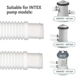 Tuyau De Remplacement De Piscine, Tuyaux De Piscine, Avec 2 Connecteurs Métalliques, Pour Piscine Hors Terre Tuyau De Remplacement De Pompe De Filtre De Piscine -Hayward Aquaspa Boutique 99464173 3